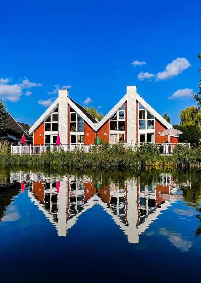 Ferienhaus Mit Wasserterrasse - Mit Sauna Und Kamin - Inklusive Nebenkosten Wendisch Rietz Kültér fotó